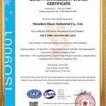 ISO9001 سرٹیفکیٹ